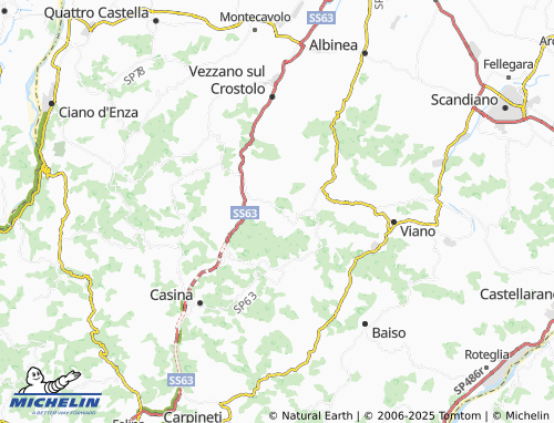 Mapa MICHELIN Vronco - ViaMichelin