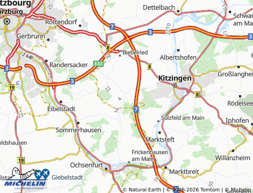 Mappa MICHELIN Kaltensondheim - ViaMichelin