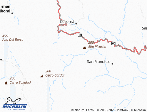 Carte MICHELIN Santa Inés - ViaMichelin