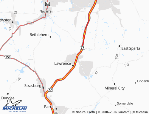 Mappa MICHELIN Bolivar - ViaMichelin