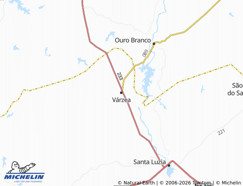 MICHELIN Várzea map - ViaMichelin