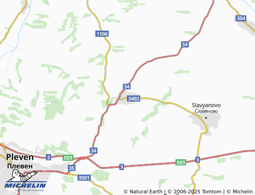 MICHELIN-Landkarte Koilovtsi - ViaMichelin