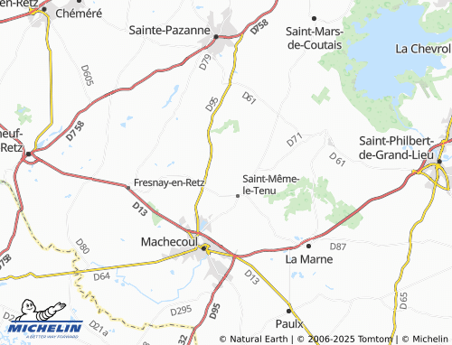 MICHELIN-Landkarte La Joue - ViaMichelin