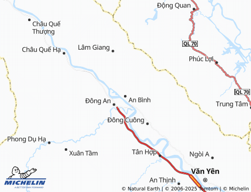 MICHELIN An Bình map - ViaMichelin