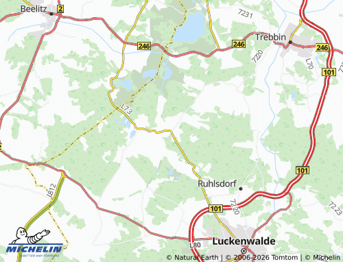 MICHELIN Hennickendorf map - ViaMichelin