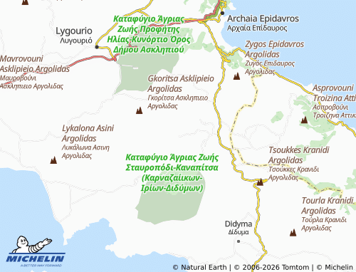 Carte MICHELIN Mataragka - ViaMichelin