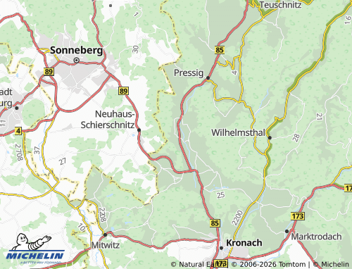 MICHELIN Stockheim map - ViaMichelin