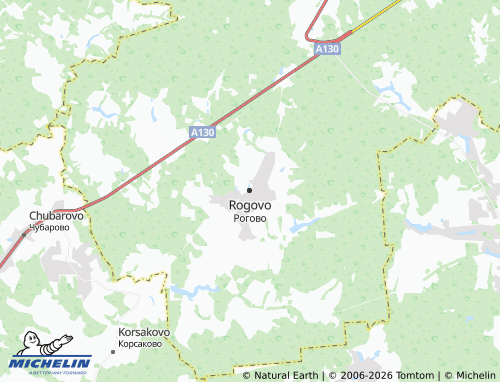 Carte MICHELIN Rogovo - ViaMichelin