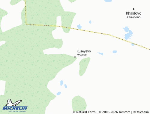 MICHELIN-Landkarte Kuseyevo - ViaMichelin