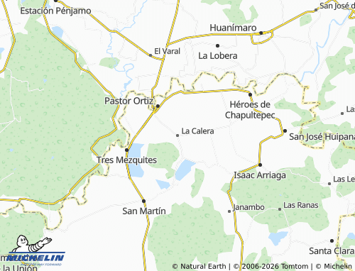 MICHELIN La Calera map - ViaMichelin