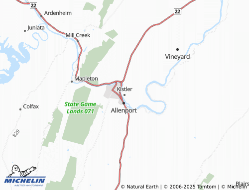 MICHELIN Kistler map - ViaMichelin