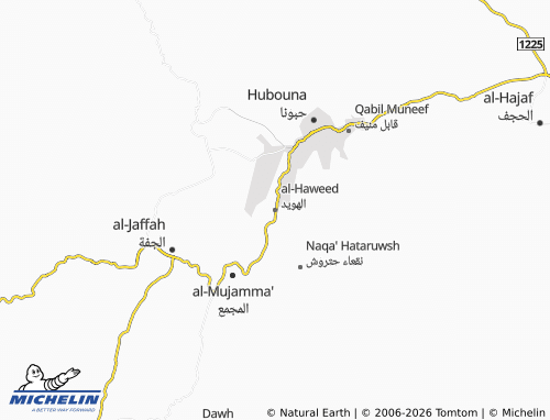 MICHELIN-Landkarte al-Haweed - ViaMichelin