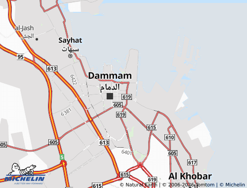 MICHELIN-Landkarte al-Rabee' - ViaMichelin