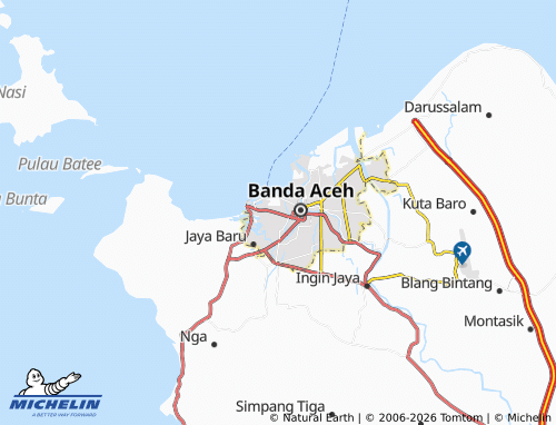MICHELIN Punge Ujong map - ViaMichelin
