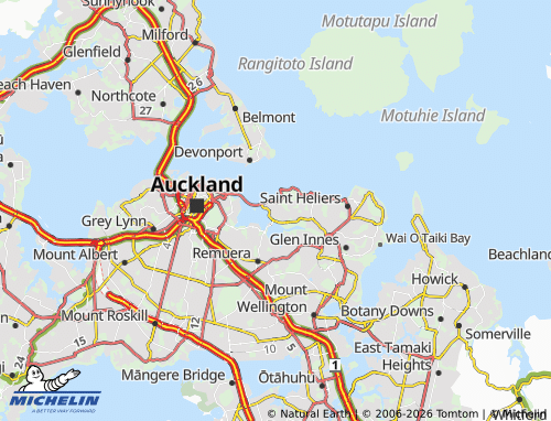 Mapa MICHELIN Orakei - ViaMichelin