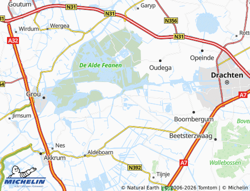 Mapa MICHELIN De Veenhoop - ViaMichelin