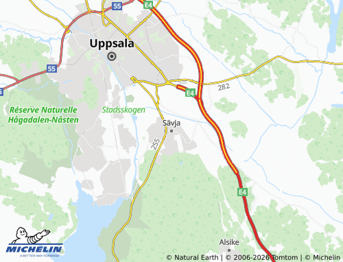 MICHELIN Sävja map - ViaMichelin