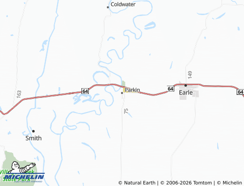Mappa MICHELIN Parkin - ViaMichelin