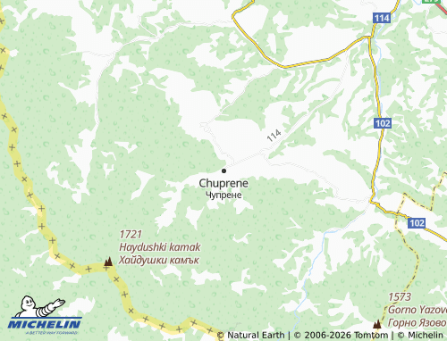 Kaart MICHELIN Chuprene - ViaMichelin