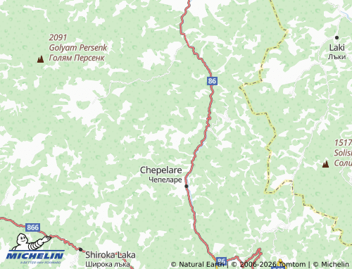 Mapa MICHELIN Zornitsa - ViaMichelin