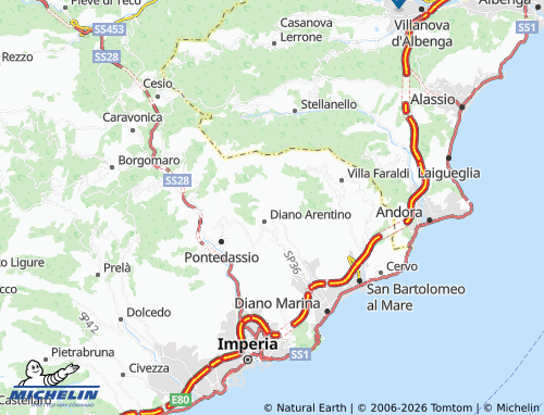 MICHELIN Roncagli map - ViaMichelin