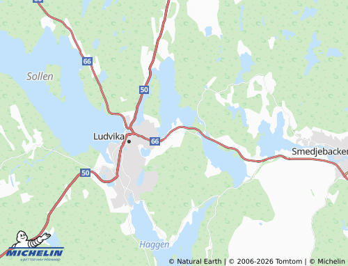 Carte MICHELIN Harnäs - ViaMichelin
