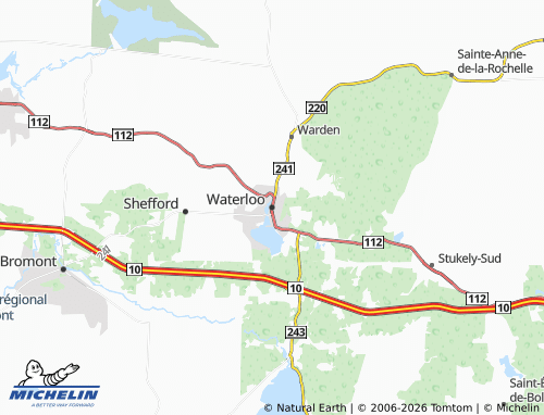 Mapa MICHELIN Waterloo - ViaMichelin