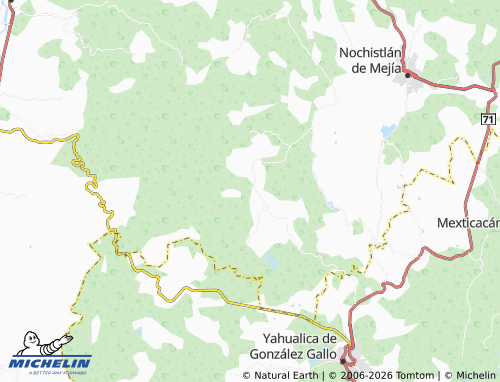 Mappa MICHELIN Barranca de Morenos - ViaMichelin