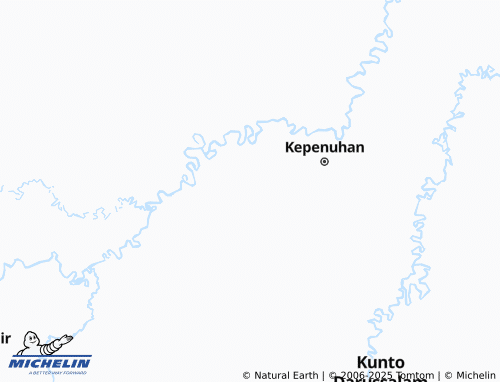 MICHELIN Kepenuhan Tengah map - ViaMichelin
