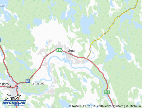 MICHELIN Järna map - ViaMichelin