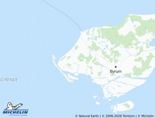 MICHELIN Gårdene map - ViaMichelin