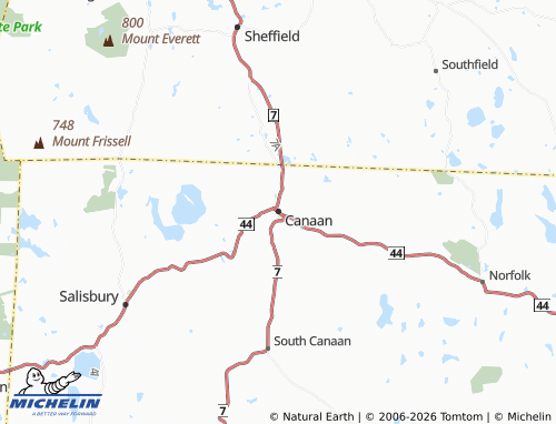 Mappa MICHELIN Canaan - ViaMichelin