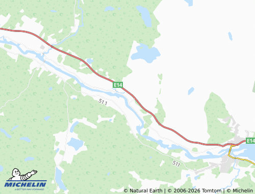 MICHELIN Viskan map - ViaMichelin