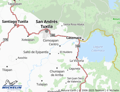 MICHELIN Comoapan Centro map - ViaMichelin