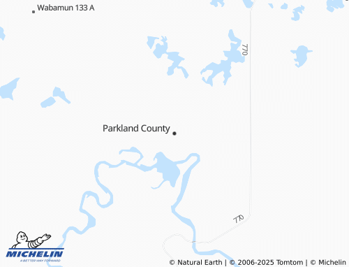 MICHELIN Parkland County map - ViaMichelin