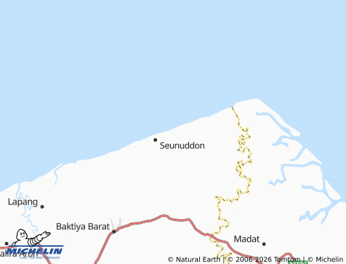 MICHELIN Ulee Rube Timu map - ViaMichelin