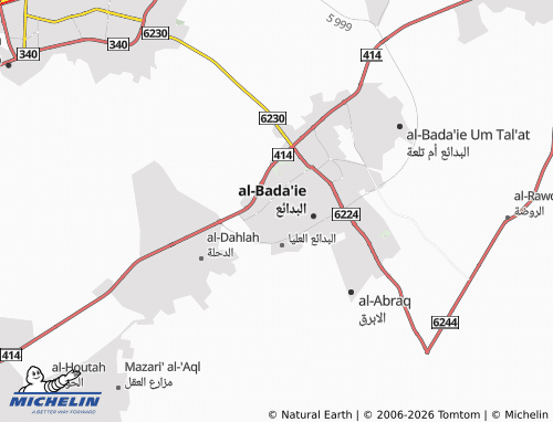 MICHELIN-Landkarte al-'Azeeziyyah - ViaMichelin