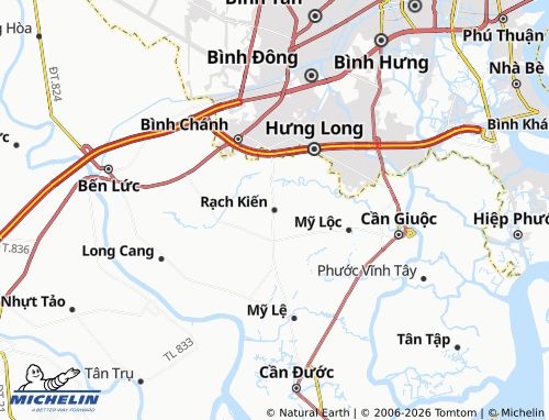 Mapa MICHELIN Long Trạch - ViaMichelin