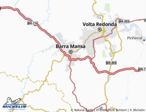 Mapa MICHELIN Apóstolo Paulo - ViaMichelin