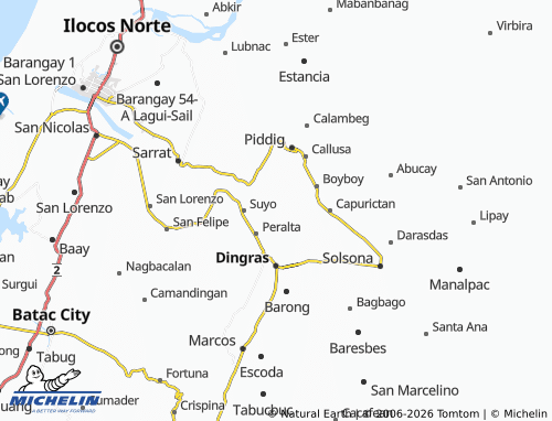 MICHELIN Mandaloque map - ViaMichelin