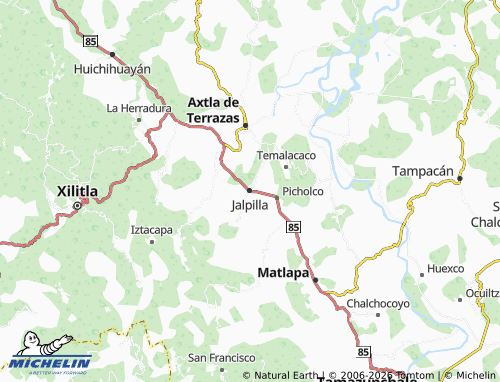 MICHELIN-Landkarte Jalpilla - ViaMichelin