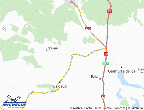 Mapa MICHELIN Ceamurlia De Sus - ViaMichelin