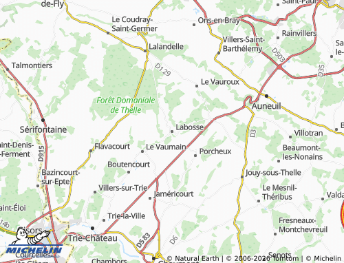 Mappa MICHELIN Labosse - ViaMichelin