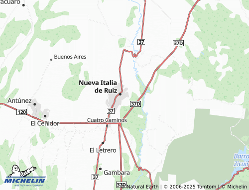 MICHELIN Independencia map - ViaMichelin