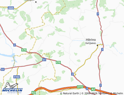 MICHELIN Edinakovtsi map - ViaMichelin