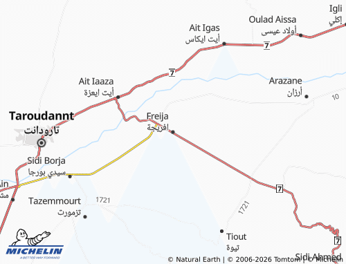 Mappa MICHELIN Ifreejah - ViaMichelin