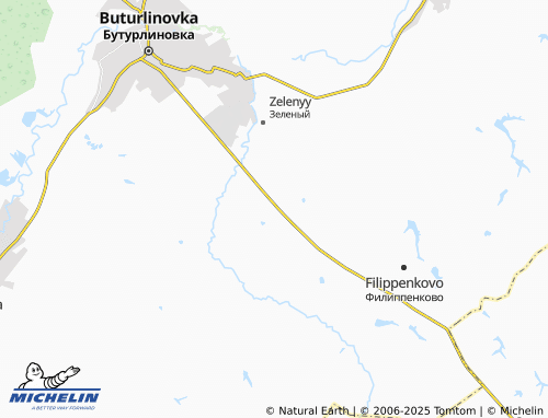 MICHELIN Krasnyy map - ViaMichelin