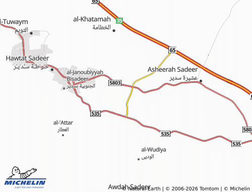 MICHELIN-Landkarte al-'Andalus - ViaMichelin