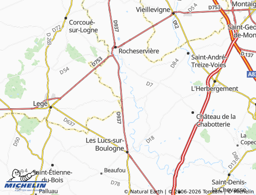 Kaart MICHELIN Saint-Christophe - ViaMichelin