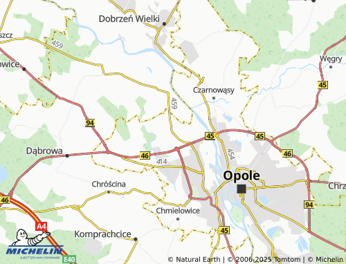 Mapa MICHELIN Sławice - ViaMichelin